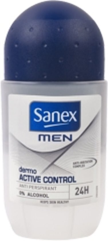 Sanex Men Active Control Anti Transpirant Deodorant Roller 50 ml 2 stuks 8714789763460