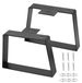 Solidchoice - 2 stuks Zwarte metalen meubelpoten voor tafel of bank (20 cm)