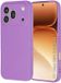 Techsuit Hoesje geschikt voor HONOR 600 Pro - Soft Flex Silicone Back Cover - Purple