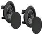 Pyle 8'' Plafond-/Wandmontage Luidsprekers – 2-Weg Midbass Woofer met 1/2'' Polymeer Dome Tweeter, 50Hz-20kHz, 250W Piek, Eenvoudige Installatie