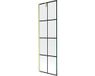 Mexen Next écran de douche 1 volet 60 x 150 cm, grille noire, or brossé