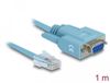 Delock Adapter RS-232 DB9 female > 1 x Serial RS-232 RJ45 male 1 m