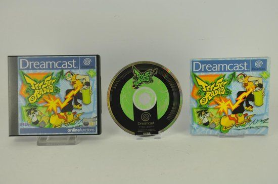 Merkloos Jetset Radio Video Box Dreamcast Actie PAL Box