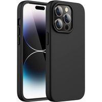 Phonillico® Zwart hoesje voor iPhone 15 PRO MAX - Siliconengel TPU-bescherming Zacht ultradunne