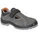 Portwest FW42 Steelite Obra Sandaal Dubbele Dichtheid Stalen Neus Rundsuède | Grijs, 43, CE-gecertificeerd, S1 EN ISO 20345, Anti-Slip Loopzool, Oliebestendig, Antistatisch, Lichtgewicht, Vetersluiting