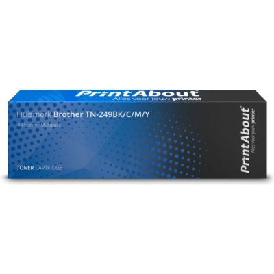 PrintAbout Toner TN-249BK/C/M/Y 4-kleuren Multipack voor Brother