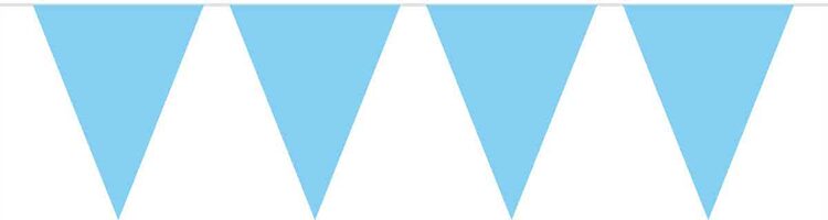 Folat Vlaggenlijn Effen Baby Blauw - 10mtr