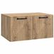 vidaXL Wandmontage TV-kast 59,5 x 41 x 30 cm Artisanaal eiken