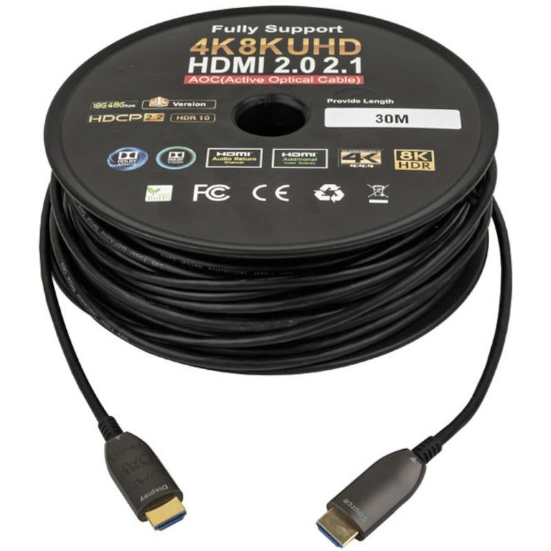 DAP HDMI 2.1 AOC 8K Fiber Optic Cable 30m