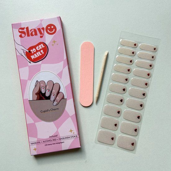 Slayo© - Gellak Stickers - Cupid's Charm - Gel Nail Wraps - Nail Art