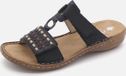 Rieker Dames Blauw Donker Slippers & Muiltjes Maat 41