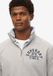 Superdry Athletic Essentials sweatshirt met halve rits Heren Truien Grey Marl XL
