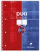 Duo Book Spiraalschrift A4+ Rood/Blauw