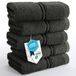 Hammetex Gastendoekjes 5-delige Set 30x50 cm, 100% Katoen Badstof | OEKO-TEX gecertificeerd, zacht & absorberend, badstof, met ophanglus, voor badkamer, gastentoilet & keuken