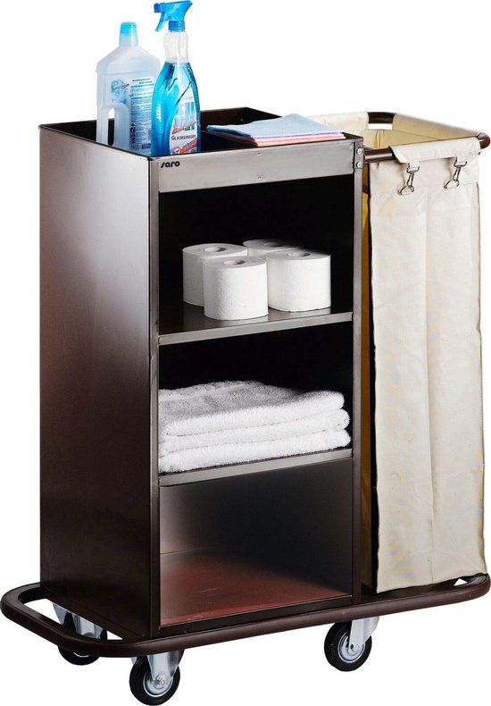 Saro Room Service Hotel Trolley Model AF 260 - Enkel - 920x450x1120mm
