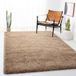 Safavieh Milan Flokatitetapijt, loper modern 3' x 5' donkerbeige