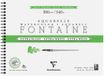 Clairefontaine 976092C Spiraalalbum Fontaine Extra Wit Grove Korrel (Torchon) 30x40cm 300g