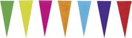 Fiestas Guirca Guirlande triangulaire 10 mètres papier multicolore