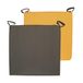 Atout Ciel Stoelkussen, tweekleurig, met klittenbandsluiting, van waterafstotende stof, 40 x 40 x 4 cm, 4 varianten