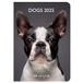 DRAEGER PARIS Zakagenda 2025 – honden – 11,5 x 16 x 1,2 cm – rooster van januari tot december 2025 – hardcover bladwijzer – 7 talen – 1 week op 2 pagina's – FSC®-gecertificeerd papier