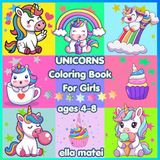 Unicorns Coloring Book for Girls Ages 4–8