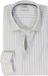OLYMP chemise body fit - popeline - gris argenté à rayures - facile à repasser - tour de cou : 40