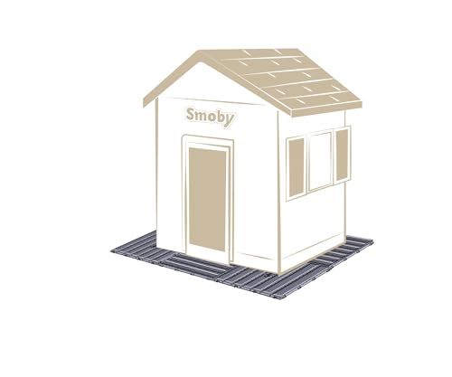 Smoby Life - Set van 6 tegels (45x45 cm per stuk) - Smoby Home Accessoire - Creëer een vloer - Snel te bevestigen - Gestructureerd houteffect - Gerecycled materiaal - Gemaakt in Frankrijk