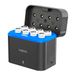 LogiLink Acculader en opbergdoos om mee te nemen, inclusief 4 x AA/4 x AAA lithium-ion batterijen, 15 W, led-statusweergave