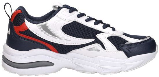 FILA FILA Madrun Teens Basketbal, uniseks, kinderen, White FILA Navy, 38 EU