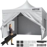 Merkloos / Sans marque Wan GmbH Pop-up Luifel met Afneembare Zijwanden - Draagbaar en Waterdicht voor Evenementen