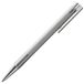 LAMY logo brushed - Balpen in een elegante & robuuste roestvrijstalen behuizing - lijndikte M - inclusief grote capaciteit vulling LAMY M 16 in zwart