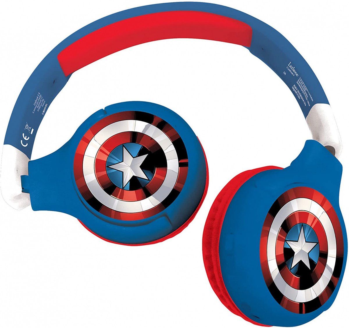 Lexibook Avengers Koptelefoon - Bluetooth 5.0 - Kids Safe - 85 dB - Zwart/Rood