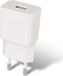maXlife Alimentation, chargeur, 1A, câble Type-C, câble de recharge USB-C, chargeur de voyage, prise, câble de 1 mètre, compatible avec smartphones, tablettes, Samsung, HTC, LG, Huawei, en blanc