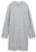 Tom Tailor Robe en maille à l'aspect chiné - Taille 42 - gris argenté chiné moyen