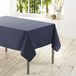 Douceur d'Intérieur Essentiel Tafelkleed, Rechthoekig, Polyester, Grijs (Donkergrijs), 200 x 140 cm