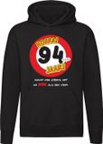 Sol's 94 jaar Hoodie - Zwart - 2XL - Unisex