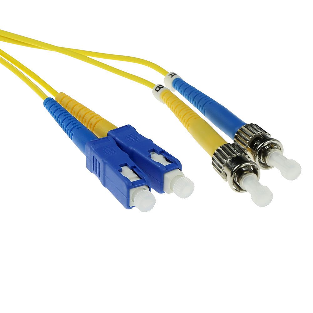 ACT Panda ACT SC-ST 9/125um duplex 1.00m (RL2901) 1m geel
