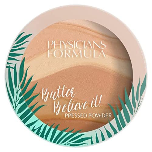 Physicians Formula Butter Believe It! Gezichtspoeder, Geperst Poeder met Zachte Textuur, met Murumuru-boter, Cupuaçu-boter, Tucuma-boter, Essentiële Vetzuren en Pro-vitaminen, Creamy Natural