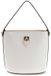 GUESS Patsie Top Handle Bucket Cream White crème schoudertas