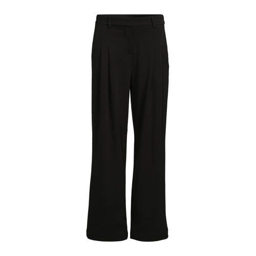 MSCH Copenhagen Henrika High Waist Wide Leg Pants - Black