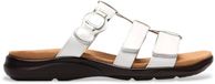 Clarks Kitly Pearl leren schoenen wit lakleer