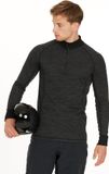 WHISTLER Bishop Heren Onderbroek Merino Wol Polyester Elastaan Donkergrijs-gemêleerd S