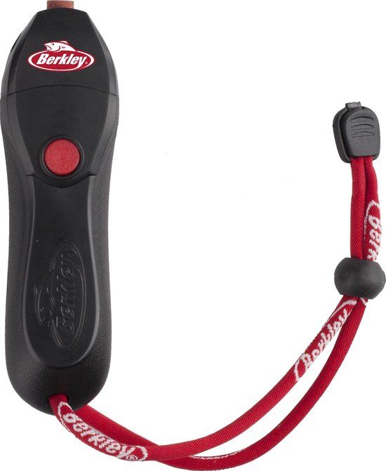 Berkley Unisex-volwassen vismolen vismolen, lokaas, hengel, zwart/rood, eenheidsmaat