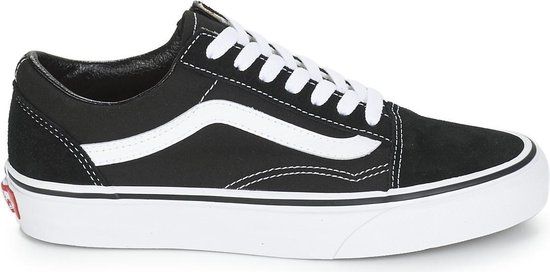 Vans Old Skool Sneakers - Unisex - Black/White - Size 44.5