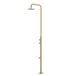 Sined TEULADA ORO - Douche extérieure exclusive en acier inoxydable 316L avec pomme de douche pluie de 25 cm (laiton)