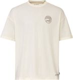 VAUDE Cyclist Casual shirt, fietsshirt, heren fiets-sport T-shirt, offwhite uni, Maat L, Korte mouw