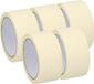 Kinzo Ruban de masquage/ruban de peintre - 5x - blanc - 48mm x 25m - pour intérieur/extérieur