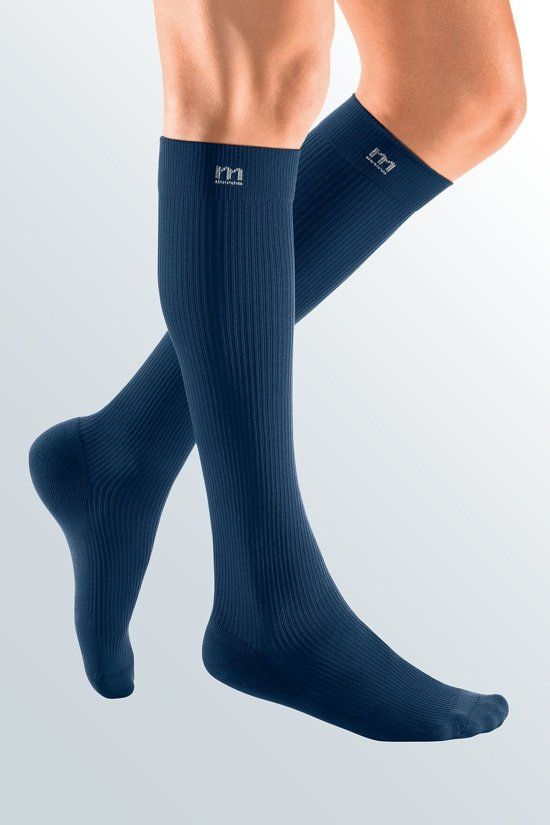 Mediven active CCL 1 AD marine teenstuk gesloten Size 3 Length kort