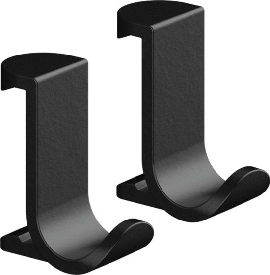 Hansgrohe Wallstoris Handdoekhaak - 2 stuks - Zwart mat