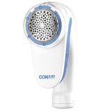 Conair CLS1XE Pluisverwijderaar, batterij-aangedreven pluisscheerapparaat voor kleding en stoffen, ergonomische handgreep, grote kop, wit/blauw